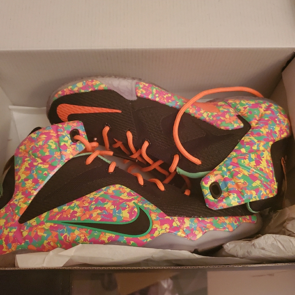 Lebron 12s Fruity Pebble